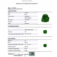 1.57 Ct. Emerald from Colombia - Muzo Pdf